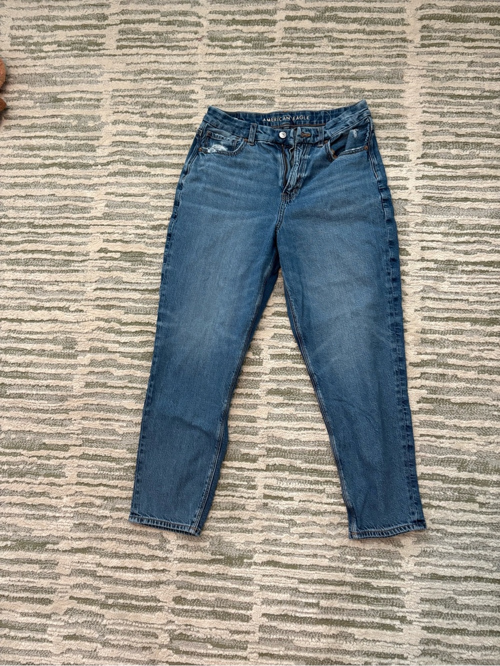 American Eagle Outfitters Women's Medium Blue Boyfriend Jeans